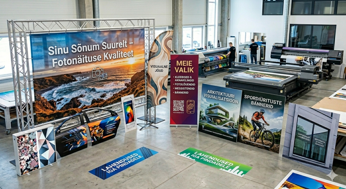 Laiformaattrükk Tallinnas | Suureformaadiline trükk | Kiirprint